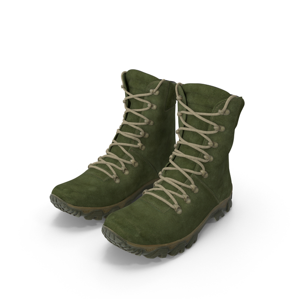 Boots Military Green PNG & PSD Images