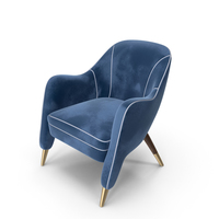 Armchair Blue PNG & PSD Images