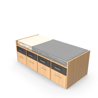Built-In Bed PNG & PSD Images