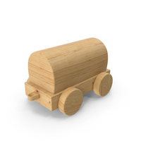 木制玩具火车车PNG和PSD图像