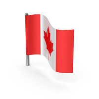 Canada Cartoon Flag PNG & PSD Images