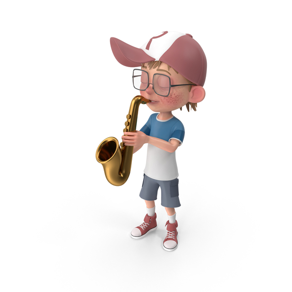 Cartoon Boy Harry Playing Saxophone Png Images Psds For Download Pixelsquid S