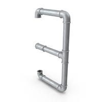 Galvanized Steel Pipe Number 3 PNG & PSD Images