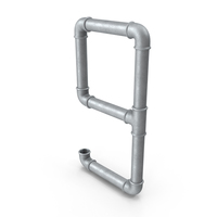 Galvanized Steel Pipe Number 9 PNG & PSD Images