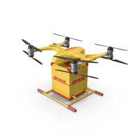 DHL Express Drone PNG & PSD Images