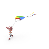 Cartoon Boy Harry Flying Kite PNG & PSD Images