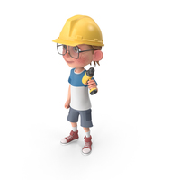 Cartoon Boy Harry Worker PNG & PSD Images