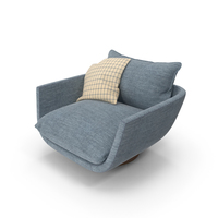 Blue Armchair PNG & PSD Images