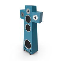 High End Speaker Blue Green PNG & PSD Images