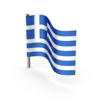 Greece Cartoon Flag PNG & PSD Images
