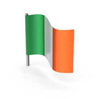Ireland Cartoon Flag PNG & PSD Images