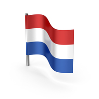Netherlands Cartoon Flag PNG & PSD Images