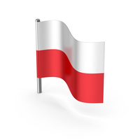 Poland Cartoon Flag PNG & PSD Images
