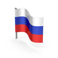 Russia Cartoon Flag PNG & PSD Images