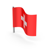 Switzerland Cartoon Flag PNG & PSD Images