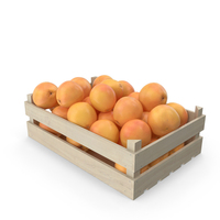 Wooden Grapefruit Crate PNG & PSD Images