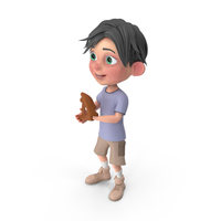 Cartoon Boy Jack Playing Baseball PNG & PSD Images