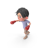 Cartoon Boy Jack Boxing PNG & PSD Images