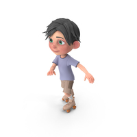 Cartoon Boy Jack Skating PNG & PSD Images