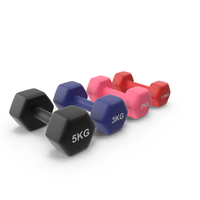 Fitness Dumbbells PNG & PSD Images