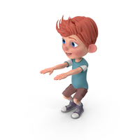 Cartoon Boy Charlie Doing Aerobics PNG & PSD Images
