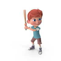 Cartoon Boy Charlie Baseball PNG & PSD Images