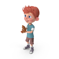 Cartoon Boy Charlie Playing Baseball PNG & PSD Images