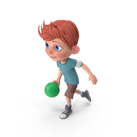 Cartoon Boy Charlie Bowling PNG & PSD Images