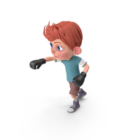 Cartoon Boy Charlie Boxing PNG & PSD Images