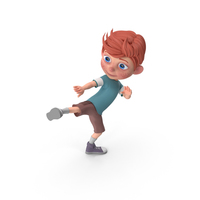 Cartoon Boy Harry Learning Martial Arts PNG & PSD Images