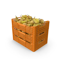 Plastic Crates with Pears Conference PNG & PSD Images