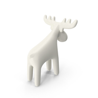Porcelain Reindeer PNG & PSD Images