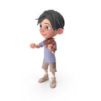 Cartoon Boy Jack Playing Violin PNG & PSD Images