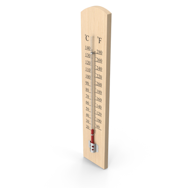 Wooden Sauna Thermometer PNG & PSD Images