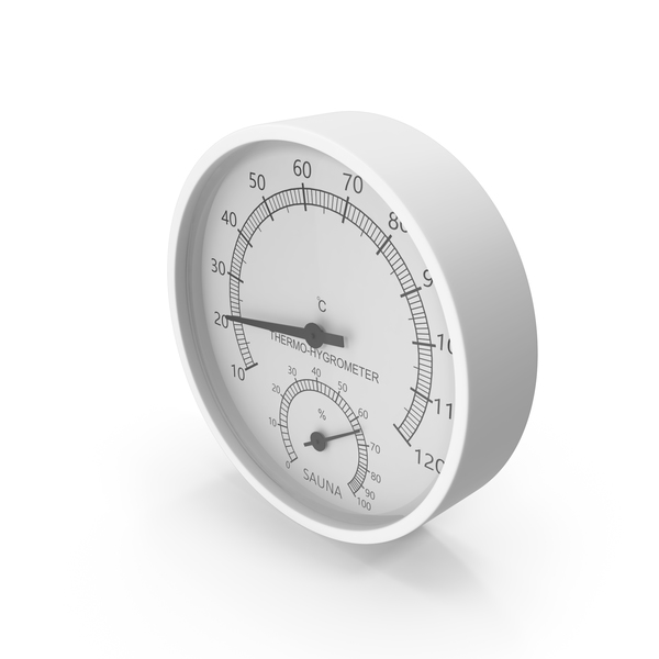 Sauna Thermo-Hygrometer PNG & PSD Images