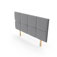 Headboard Grey PNG & PSD Images