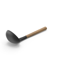 Black Silicone Ladle PNG & PSD Images