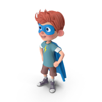 Cartoon Boy Charlie Superhero PNG & PSD Images