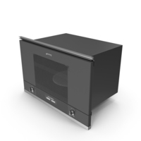 Smeg MP122N1 Microwave Oven PNG & PSD Images
