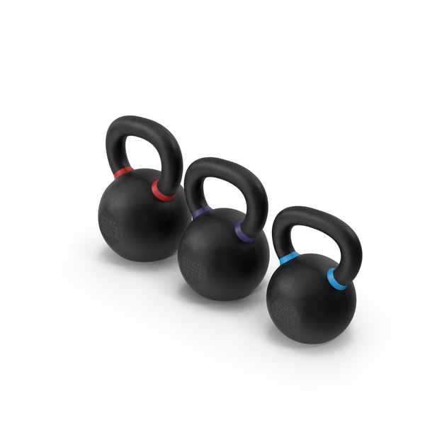Kettlebell Set PNG & PSD Images