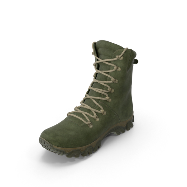 Military Boot Green PNG & PSD Images