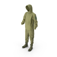 Military Coveralls With Boots PNG & PSD Images