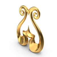 Abstract Figure Gold PNG & PSD Images
