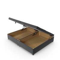Bed Base Open Charcoal PNG & PSD Images