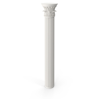 Fluted Temple of the Winds Column PNG & PSD Images