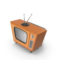 Cartoon Vintage Television PNG & PSD Images