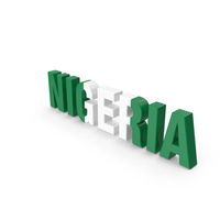 Nigeria Text PNG & PSD Images