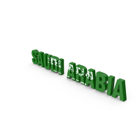 Saudi Arabia Text PNG & PSD Images