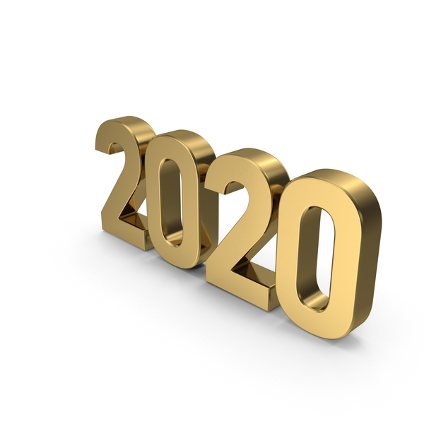 2020 Gold PNG & PSD Images