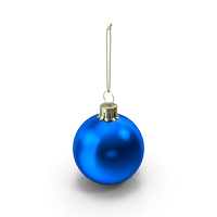 Christmas Ball Blue PNG & PSD Images